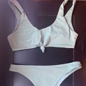 Army green bikini